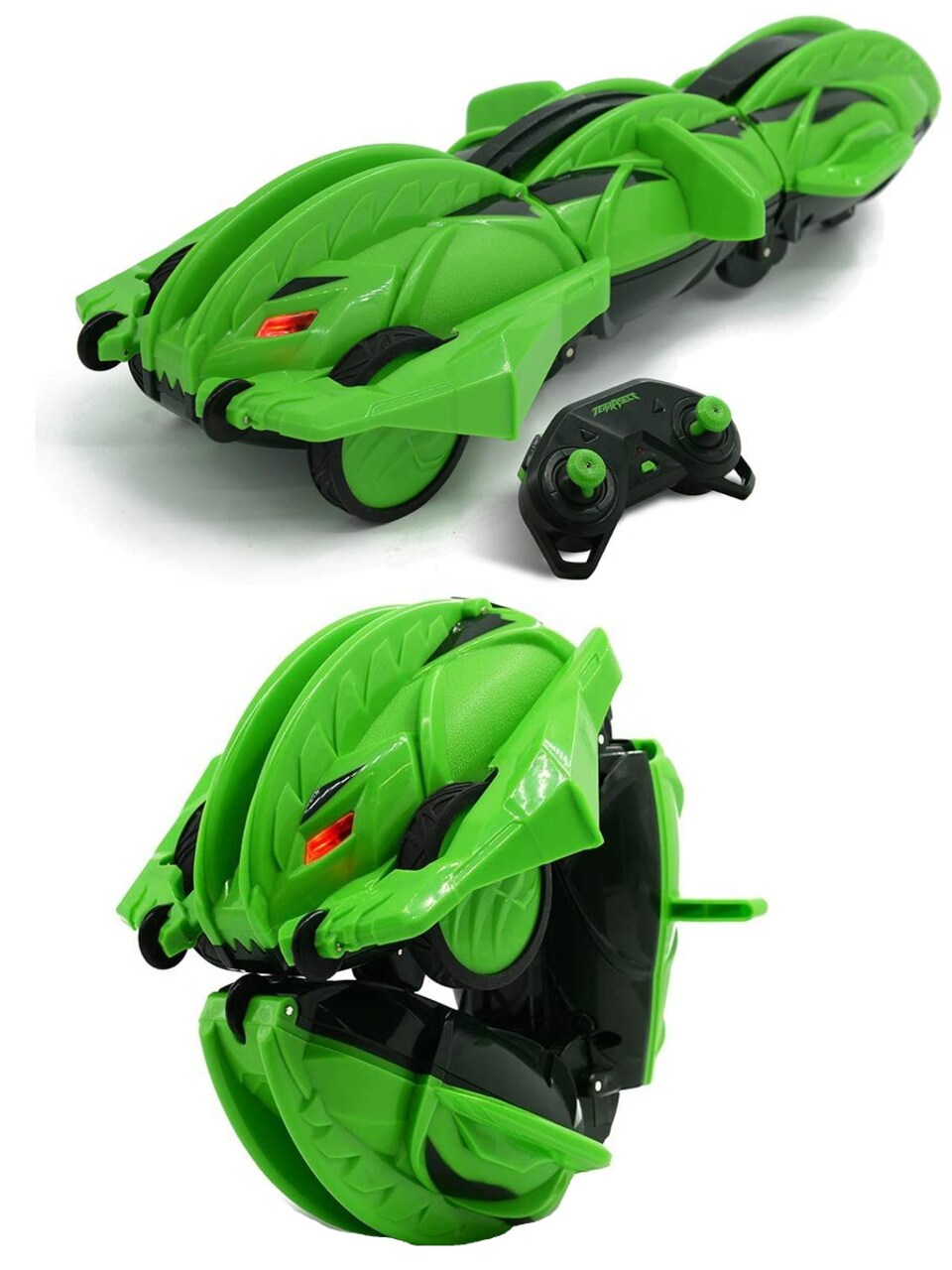 Terrasect Remote Control Transforming Vehicle Green 2.4 Ghz 13.8"